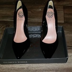 Vince Camuto Kain Black Patent Heel